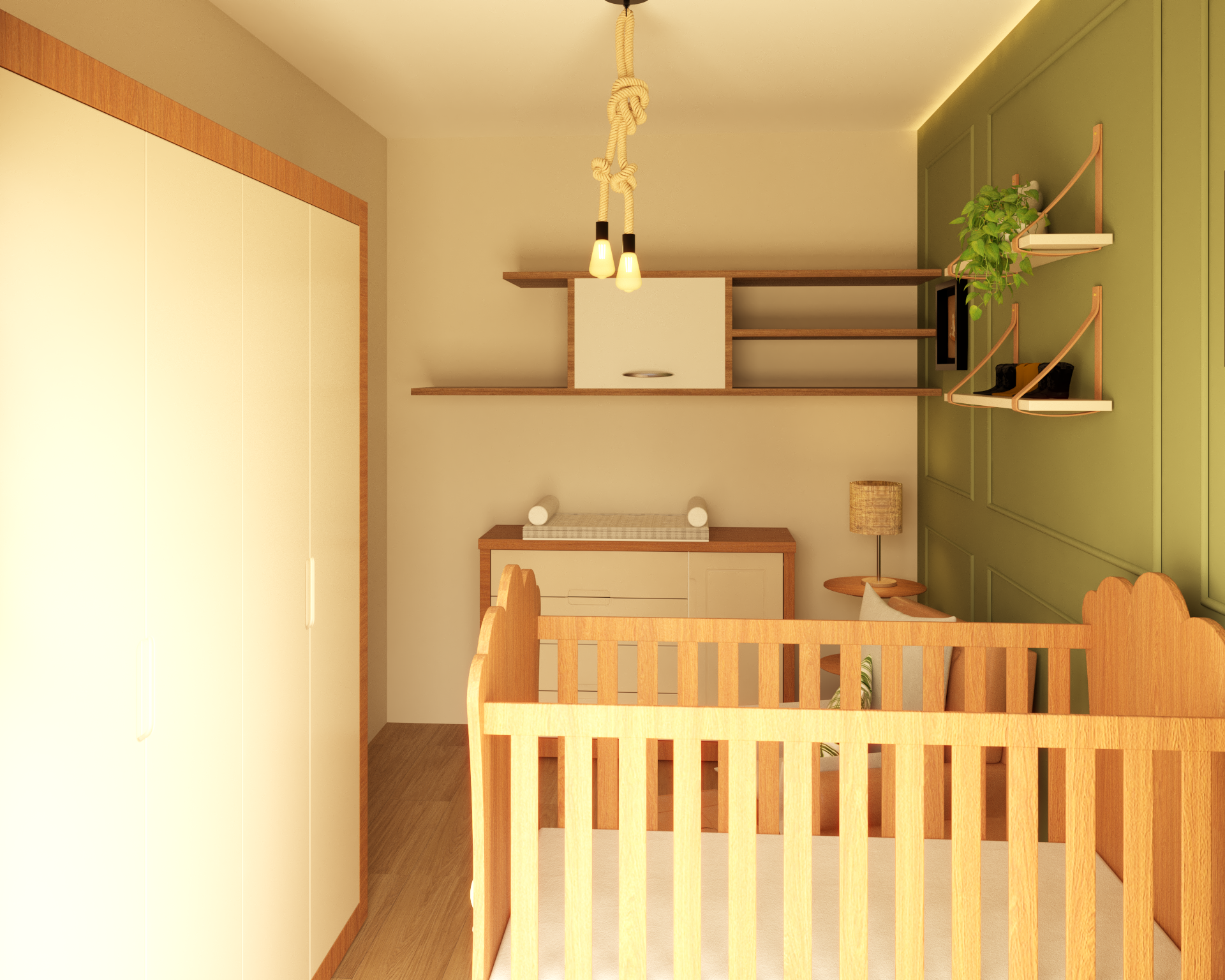 Quarto infantil pensado para crescer junto